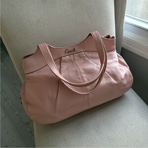 COACH PINK SHOULDER BAG